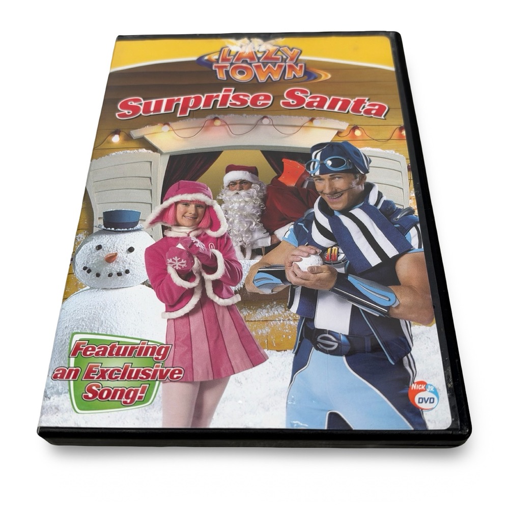 LazyTown Surprise Santa DVD 2005 Nick Jr Christmas Episodes Exclusive Song